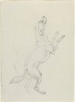 A Hound Jumping