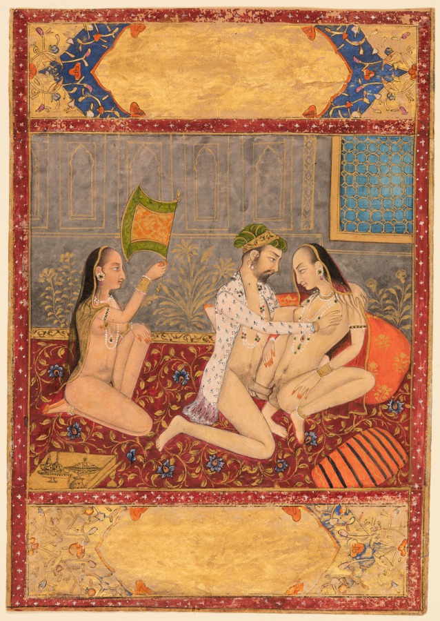 A King Making Love in the Harem