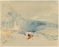 A Landscape with Mountains and a Stream