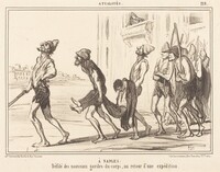 A Naples: Défilé des... gardes-du-corps...