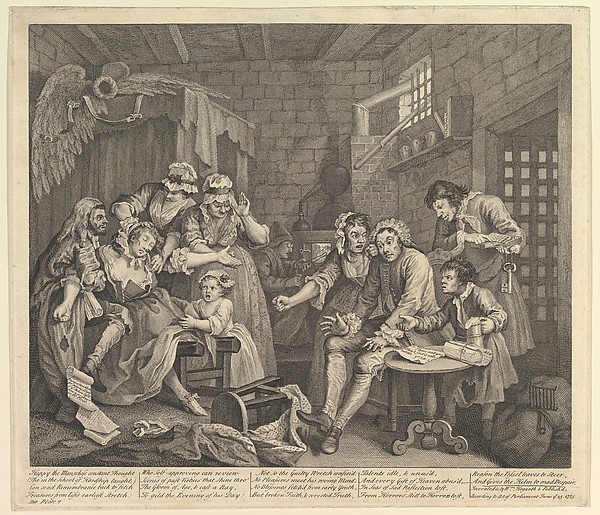 A Rake's Progress, Plate 7
