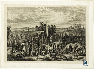 A Royalist Encampment