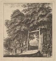 A Rustic Gate beside a Lake