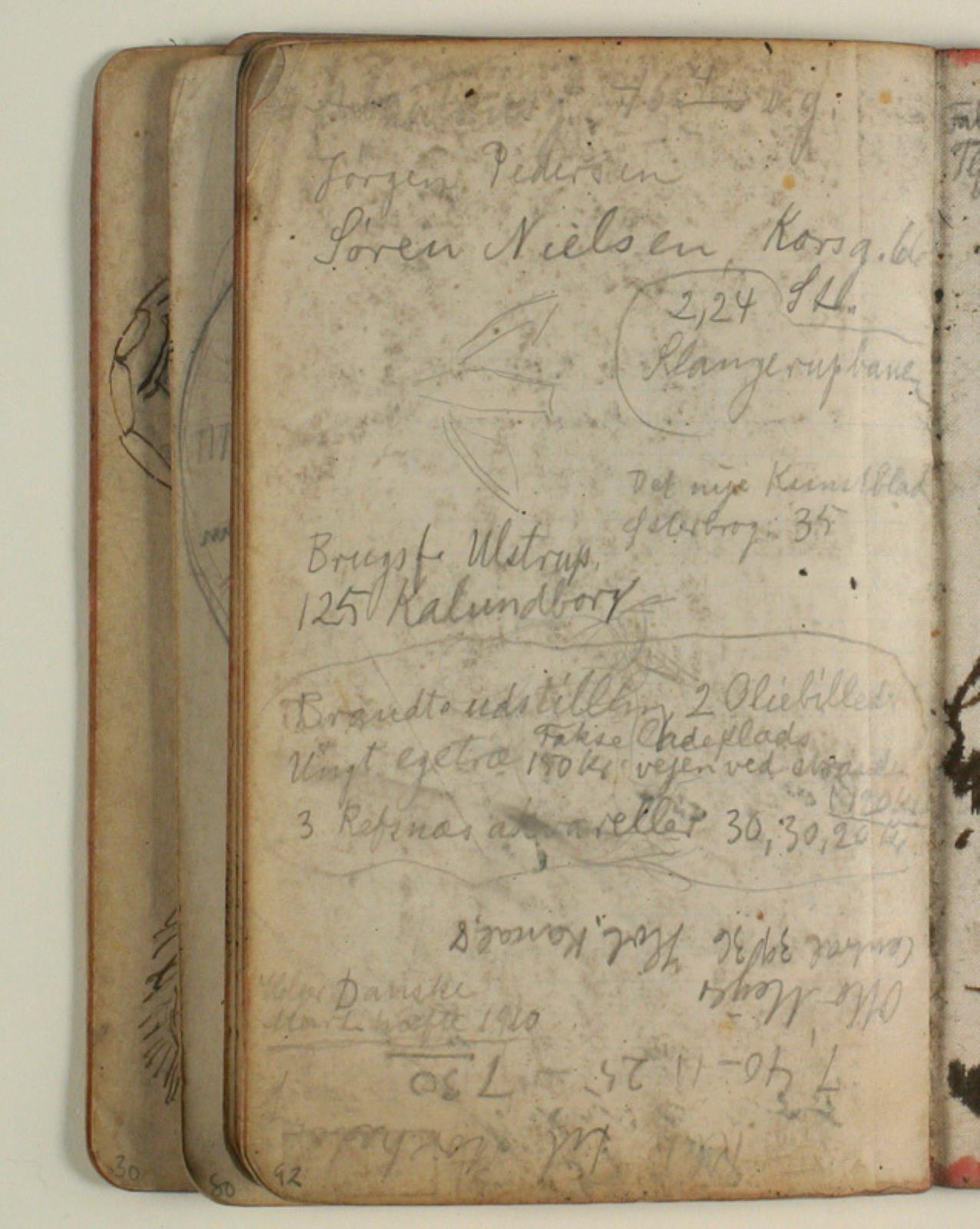 Adresser og notater