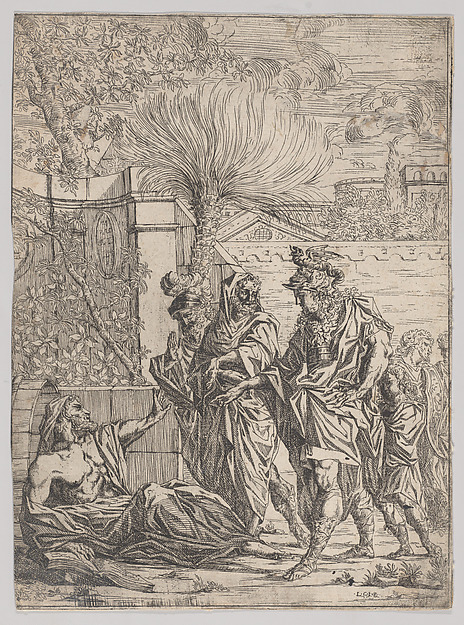 Alexander the Great meeting Diogenes