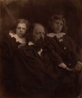 Alfred Tennyson with his Sons