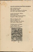 Alle Landschaften Haben I (All Landscapes Have I) (in-text plate) from mock-up of Georg Heym: Umbra Vitae (Georg Heym: Shadow of Life)