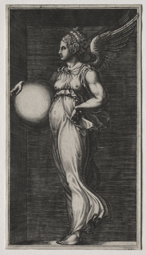 Allegorical Figure Holding a Sphere