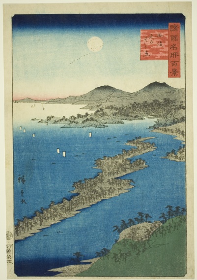Amanohashidate in Tango Province (Tango Amanohashidate), from the series "One Hundred Famous Views in the Various Provinces (Shokoku meisho hyakkei)"