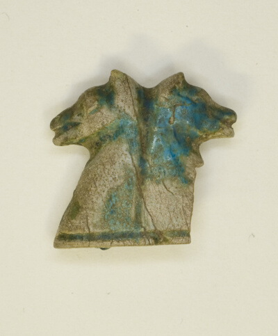 Amulet of Two Back to Back Canine Heads