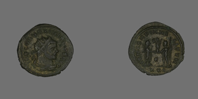 Antoninianus (Coin) Portraying Emperor Marcus Aurelius Valerius Maximianus (Maximian or Maximianus I)