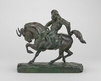 Ape Riding a Gnu
