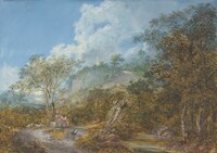 Arcadian Landscape with an Obelisk