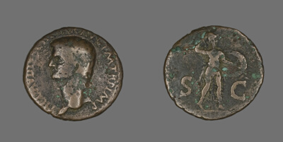 As (Coin) Portraying Emperor Claudius