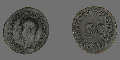 As (Coin) Portraying Emperor Drusus