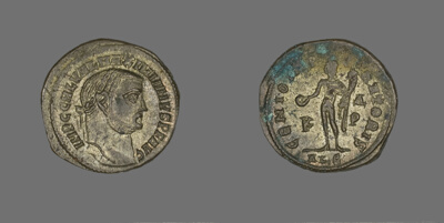 As (Coin) Portraying Emperor Galerius
