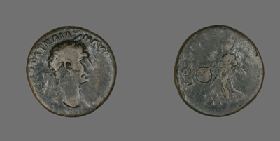 As (Coin) Portraying Emperor Trajan