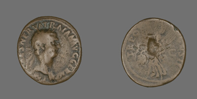 As (Coin) Portraying Emperor Trajan
