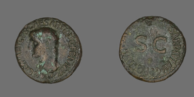 As (Coin) Portraying Germanicus