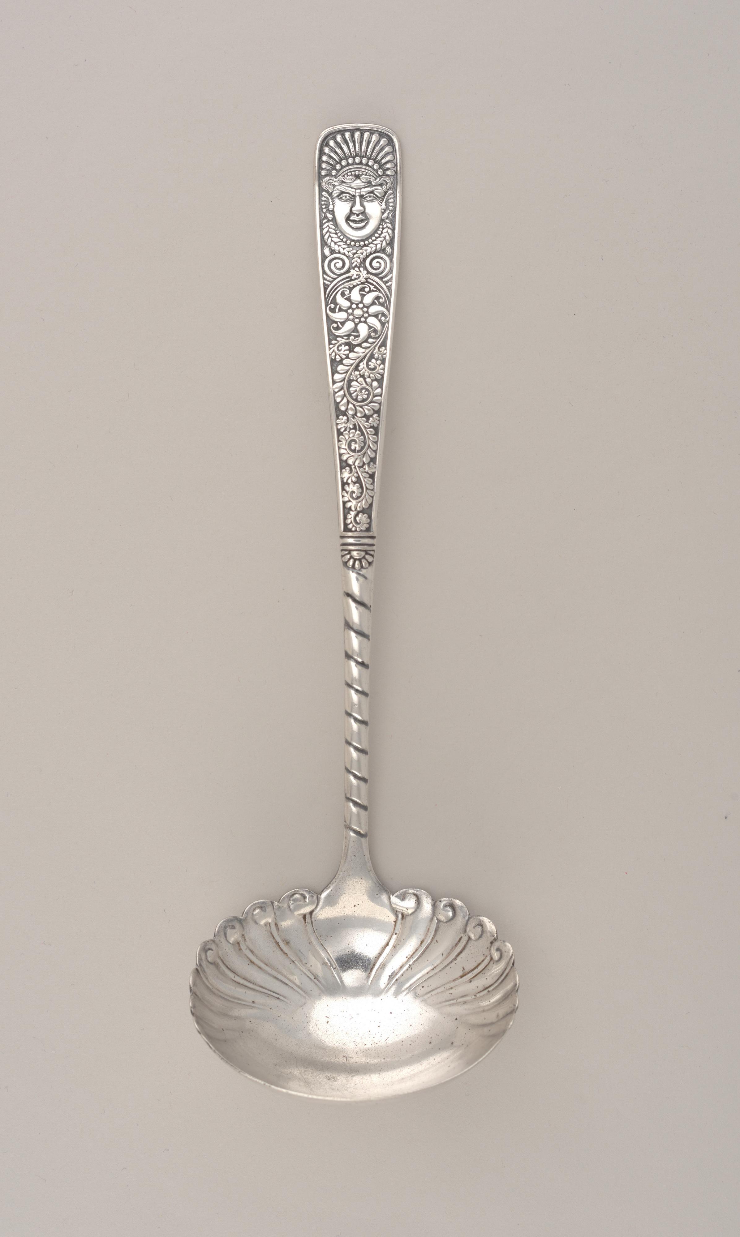 "Assyrian Head" Pattern Punch Ladle