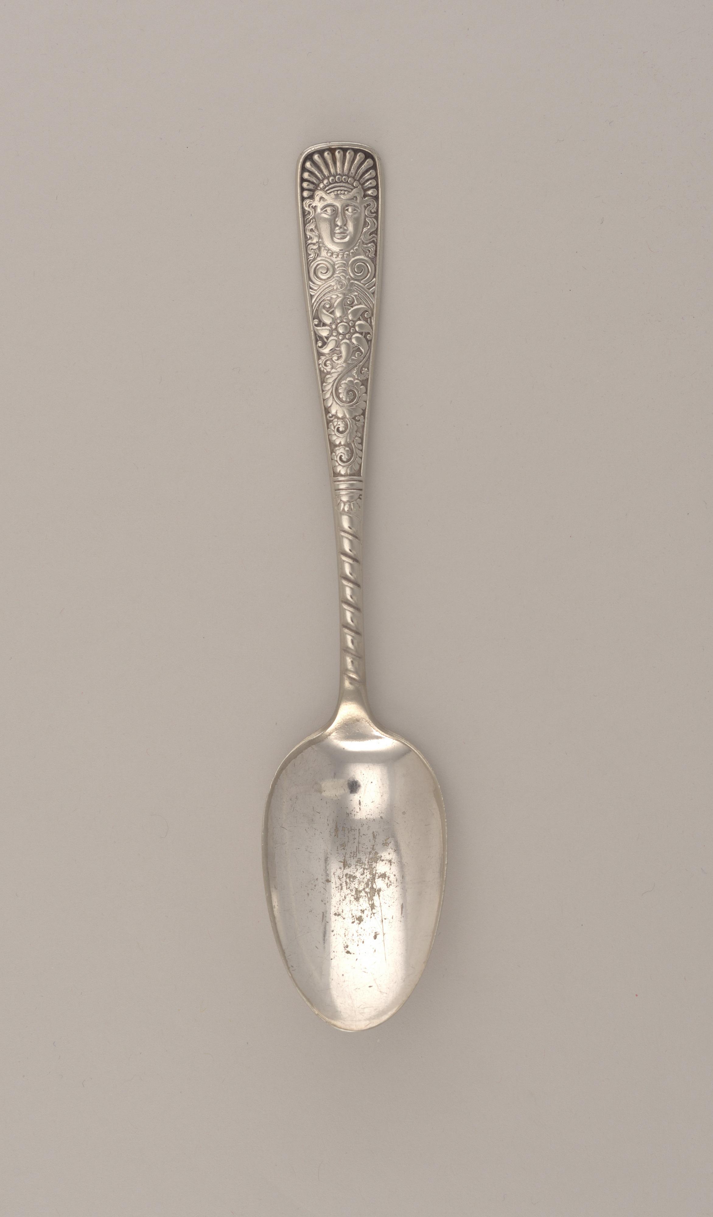 "Assyrian Head" Pattern Table Spoon
