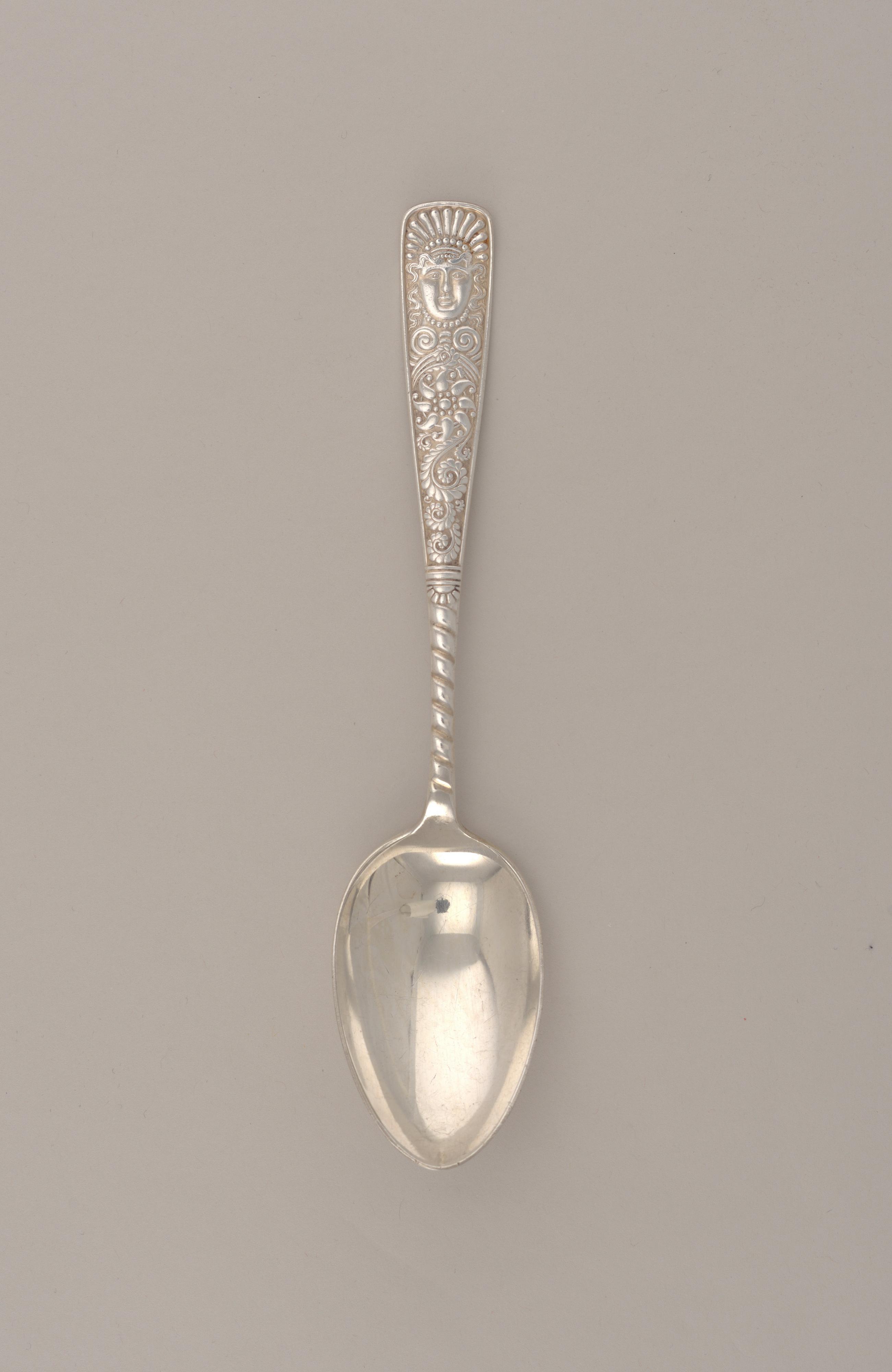 "Assyrian Head" Pattern Table Spoon