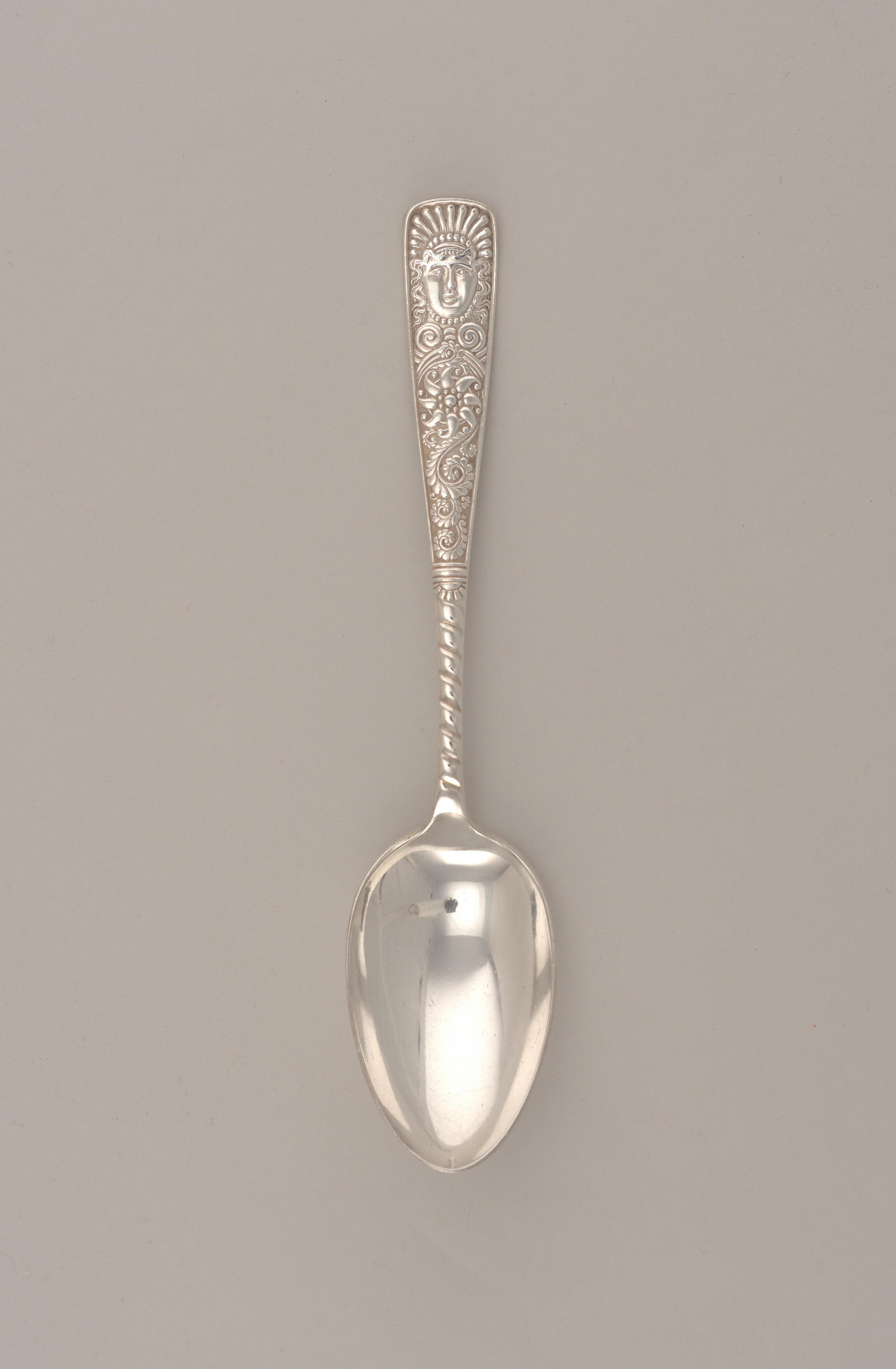 "Assyrian Head" Pattern Table Spoon
