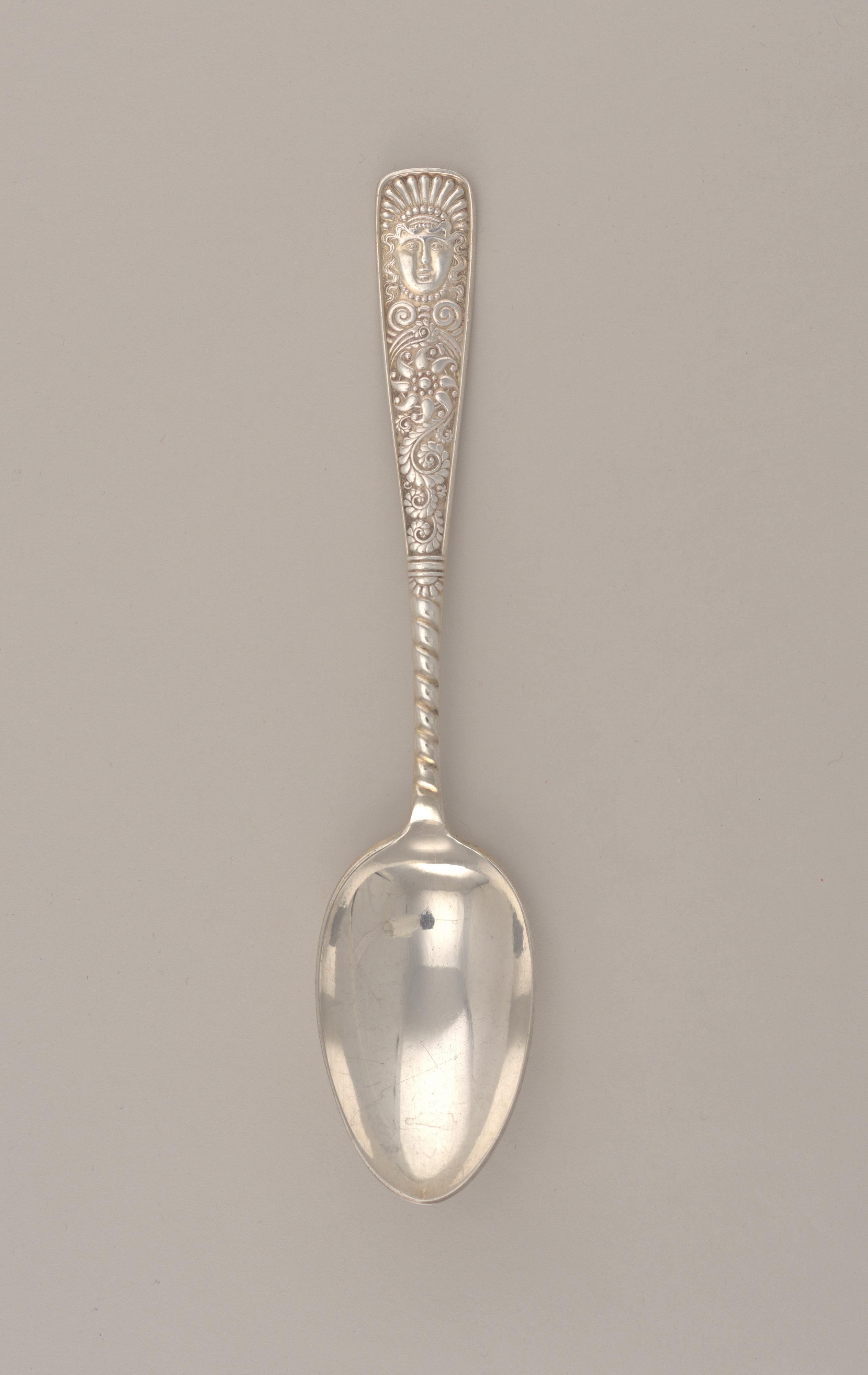 "Assyrian Head" Pattern Table Spoon