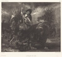 Attaque du lion