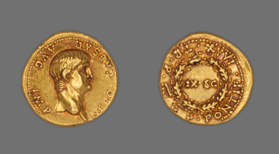 Aureus (Coin) Portraying Emperor Nero