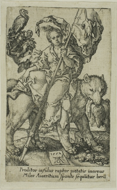Avarice, from the Vices