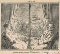 Ayant eu ... l'idée d'aller ...