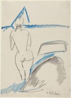 Bather on the Beach
