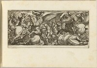 Battle between Cavalry and Infantry