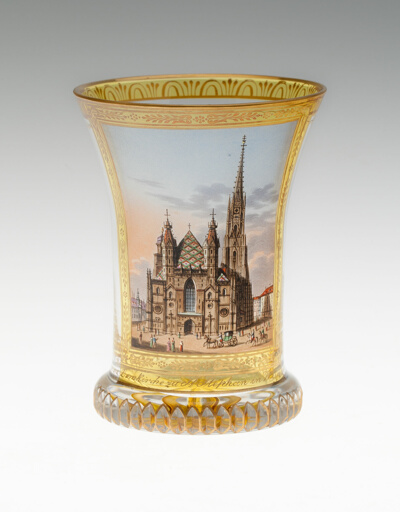 Beaker with St. Stephen's Cathedral, Vienna