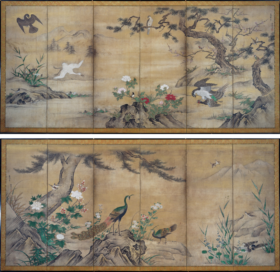 Birds and Flowers