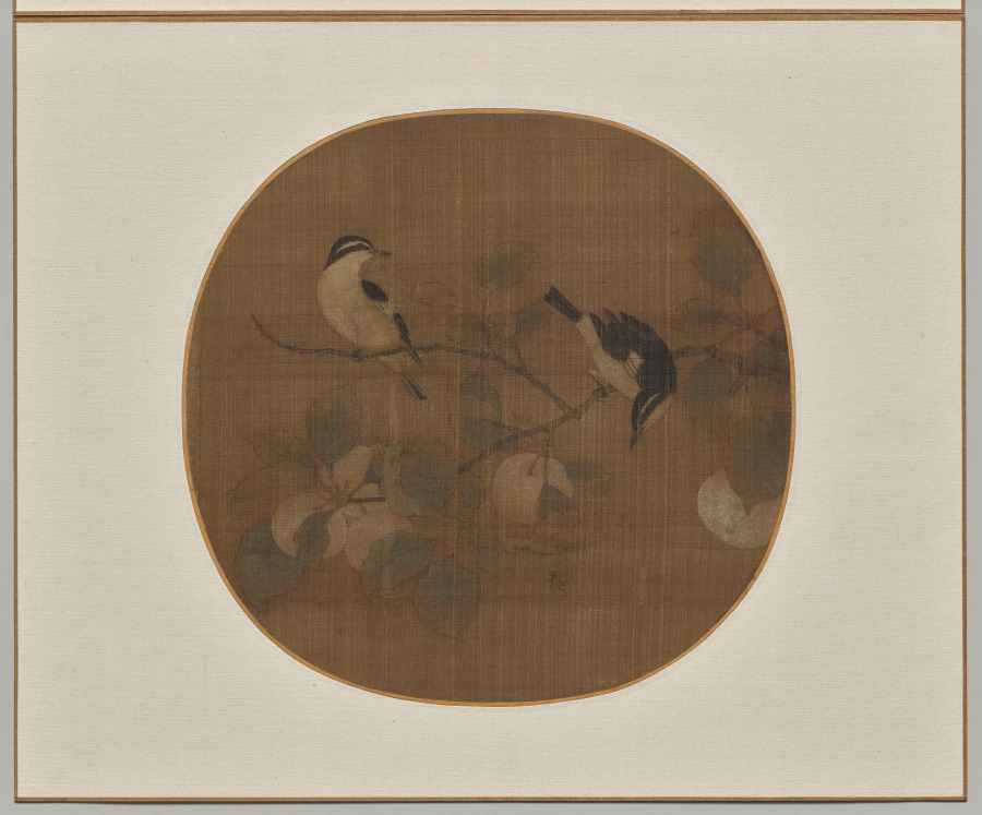 Birds on a Peach Branch