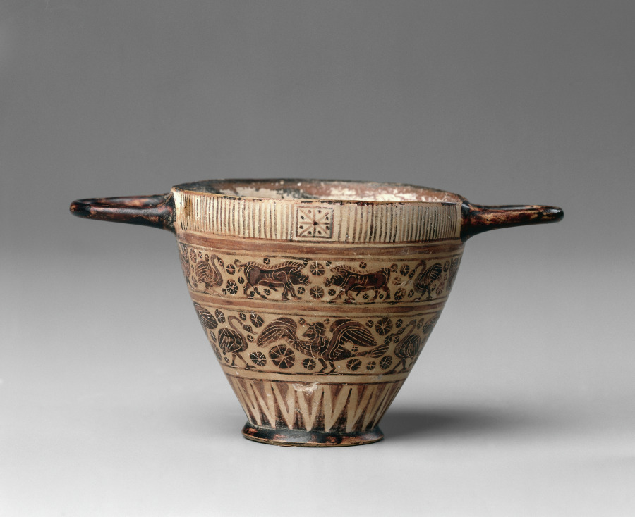 Black-Figure Kotyle (Drinking Cup): Animal Friezes
