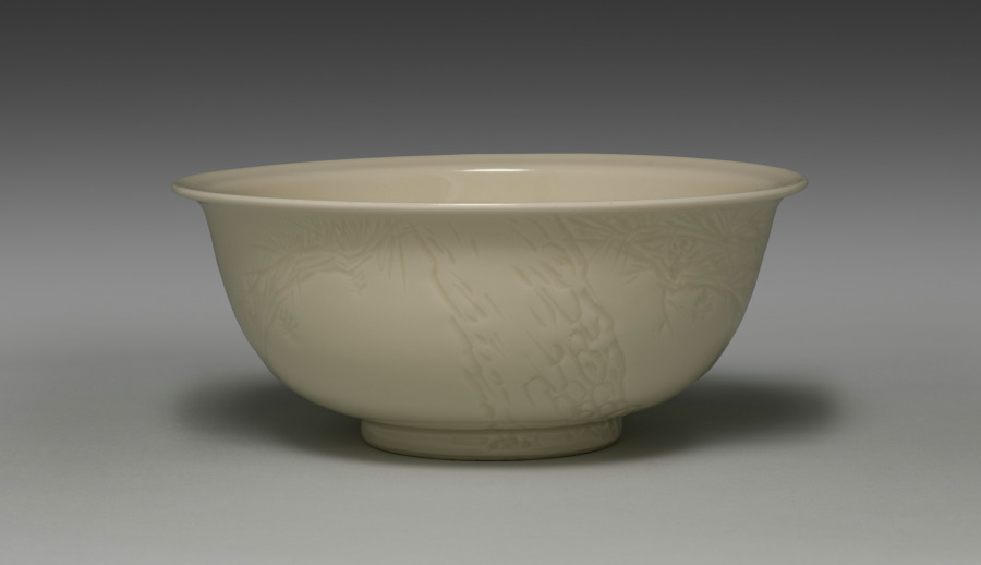 Bowl with Old Pine and Poem