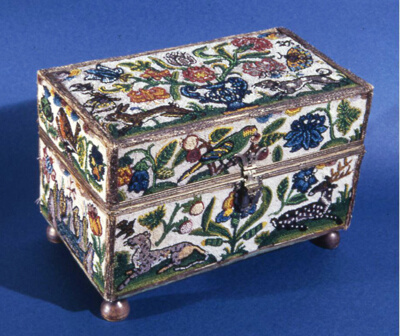 Box Depicting Animals. Insects, and Flowers