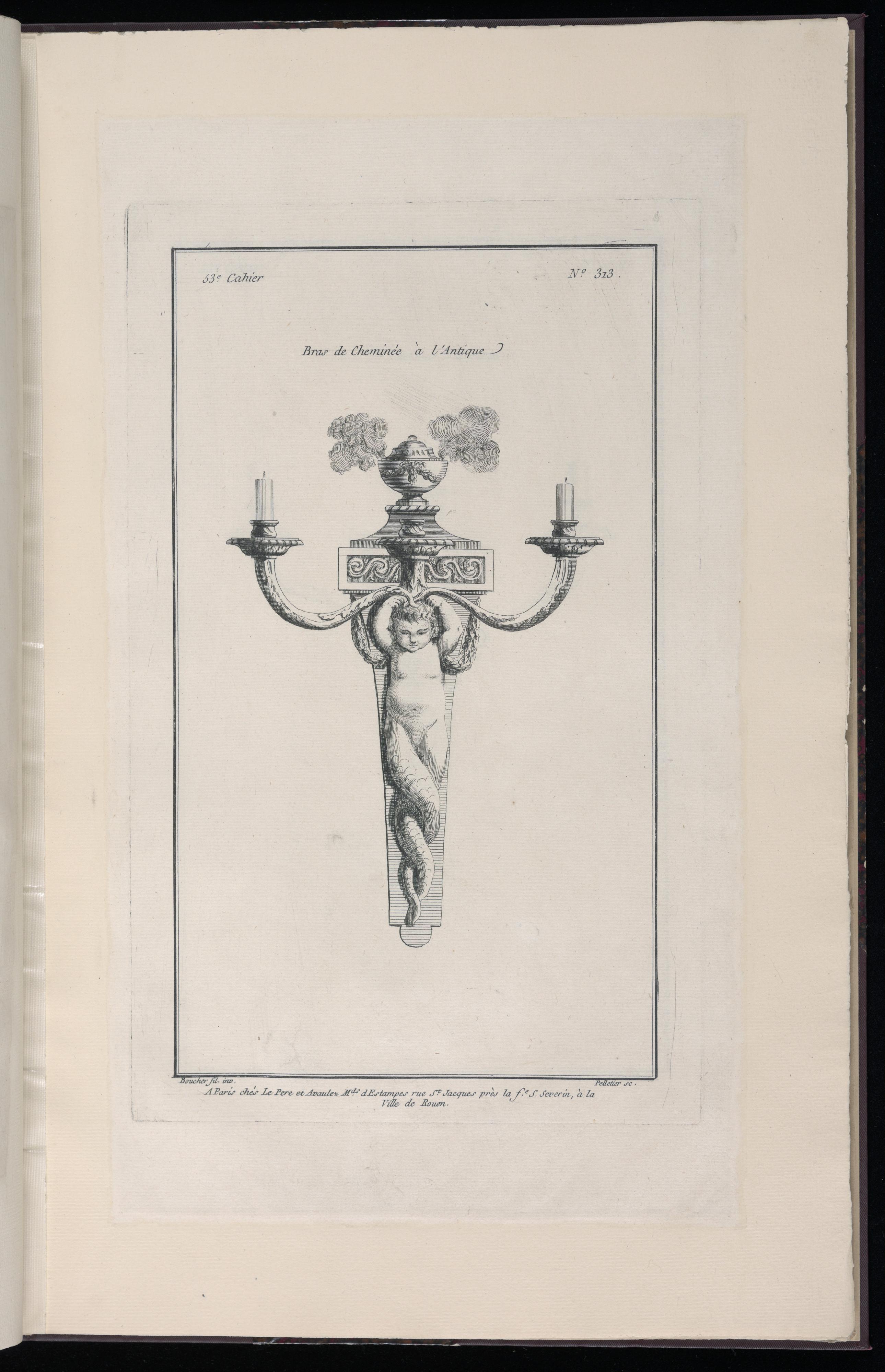 Bras de Cheminée à l'Antique