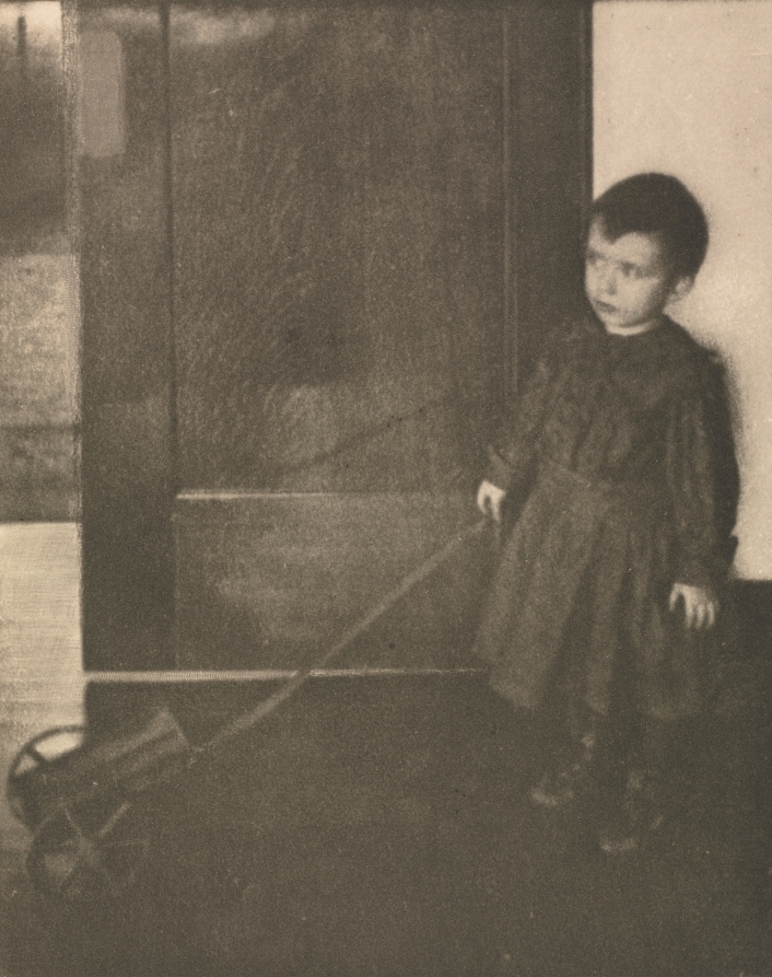 Camera Work: Boy with Wagon