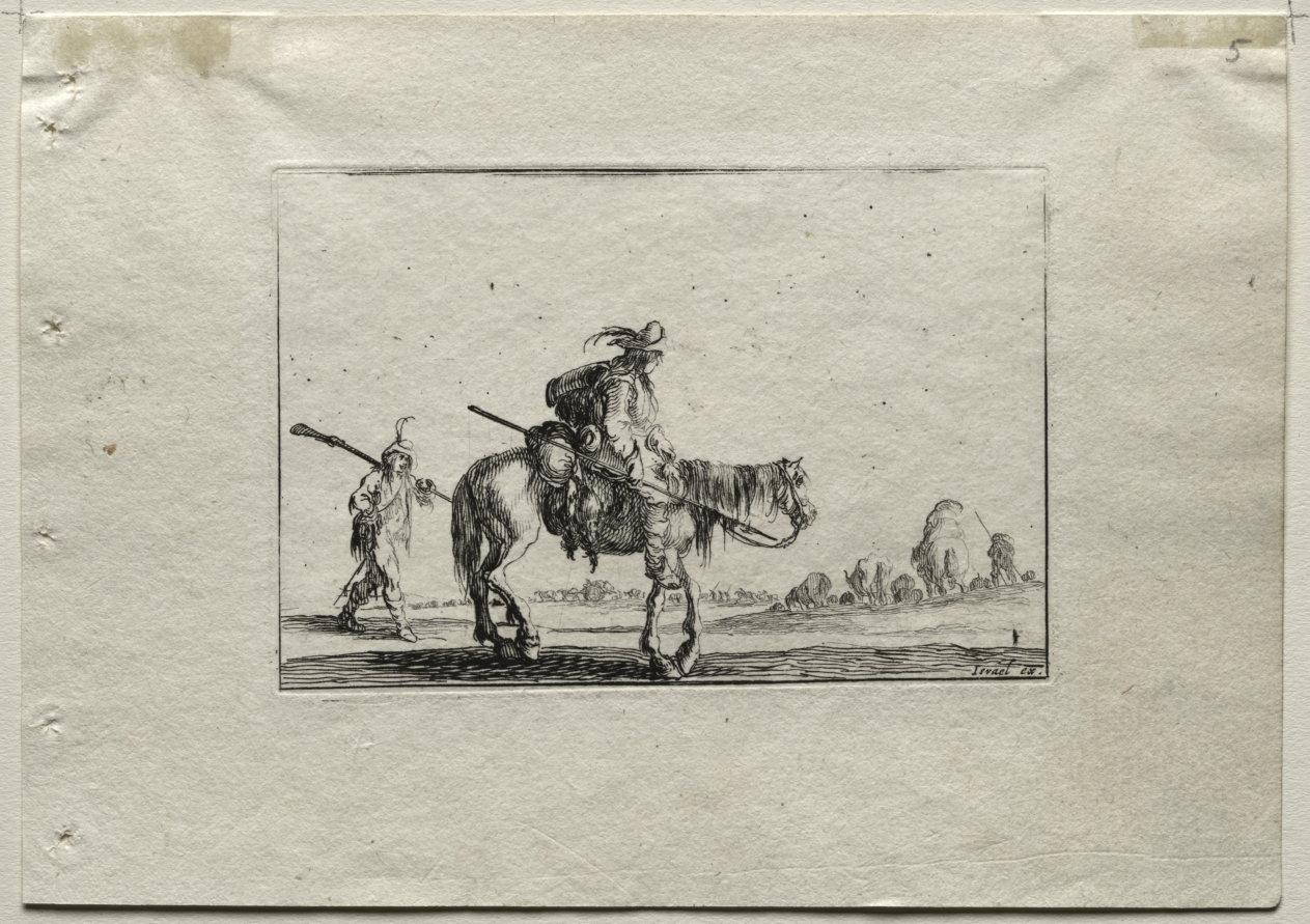 Caprices:  Mounted Soldier and Foot Soldier