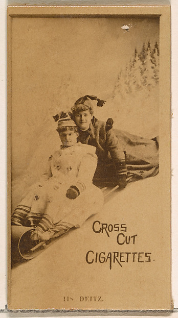 Card Number 118, Deitz, from the Actors and Actresses series (N145-2) issued by Duke Sons & Co. to promote Cross Cut Cigarettes