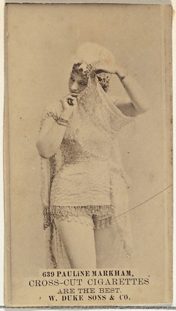 Card Number 639, Pauline Markham, from the Actors and Actresses series (N145-3) issued by Duke Sons & Co. to promote Cross Cut Cigarettes
