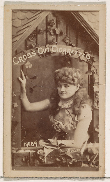 Card Number 89, Fuller, from the Actors and Actresses series (N145-1) issued by Duke Sons & Co. to promote Cross Cut Cigarettes