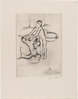 Catherine and Young Boy Nude
