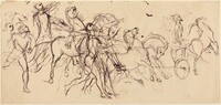 Charioteers (recto and verso)