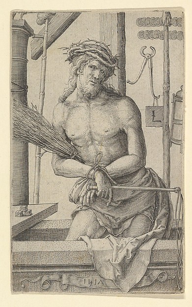 Christ as the Man of Sorrows with the Instruments of the Passion.