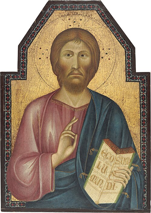 Christ Blessing [middle panel]